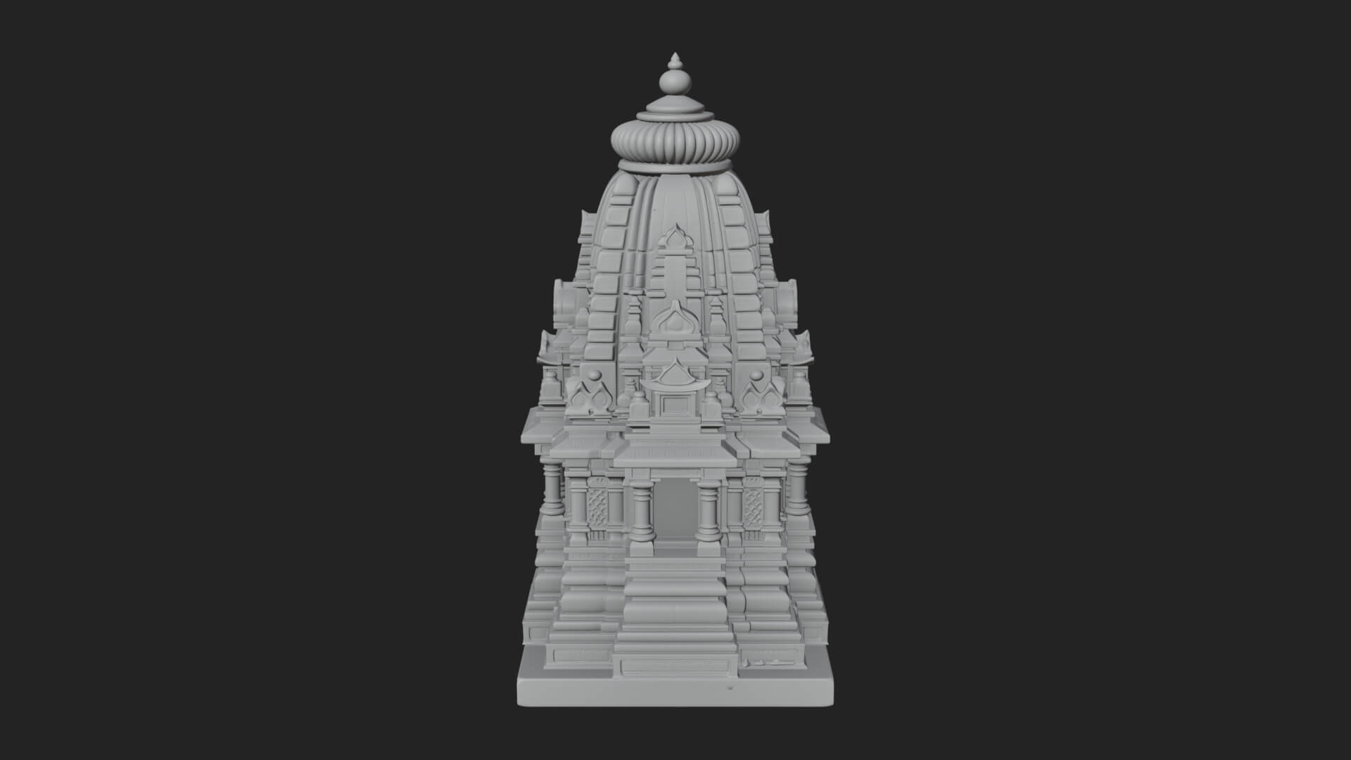 Shikhara Temple Tower Design 1 3D Print Model 3D Model
