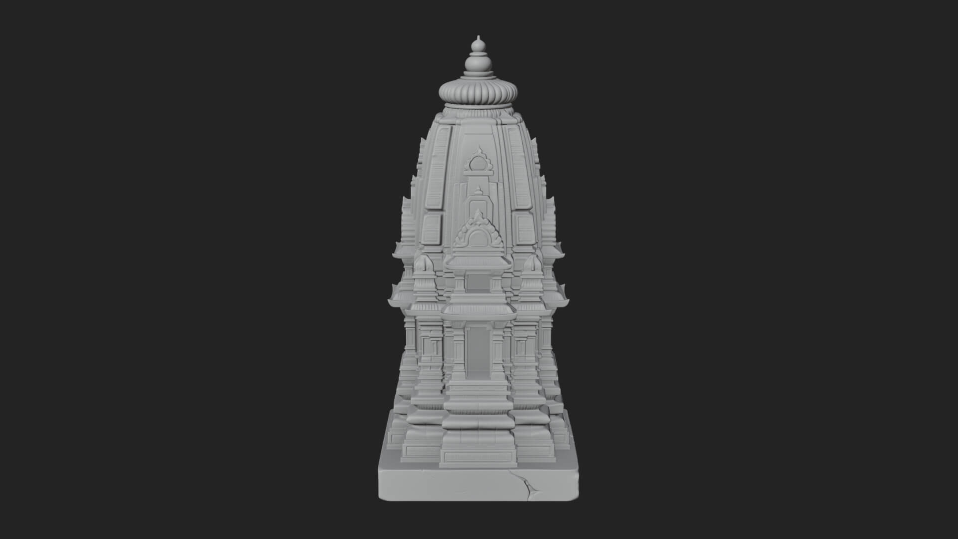 Shikhara Temple Tower Design 2 3D Print Model 3D Model