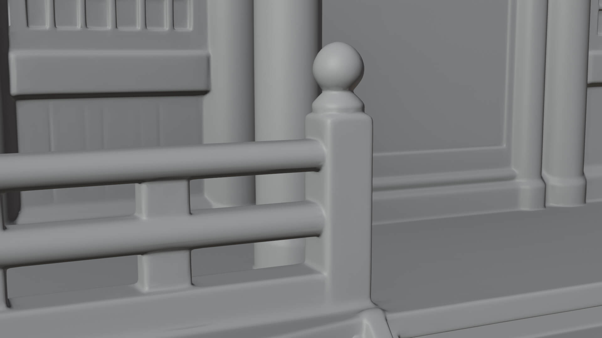 Shinto Shrine Temple Design 3 3D Print Model 3D Model