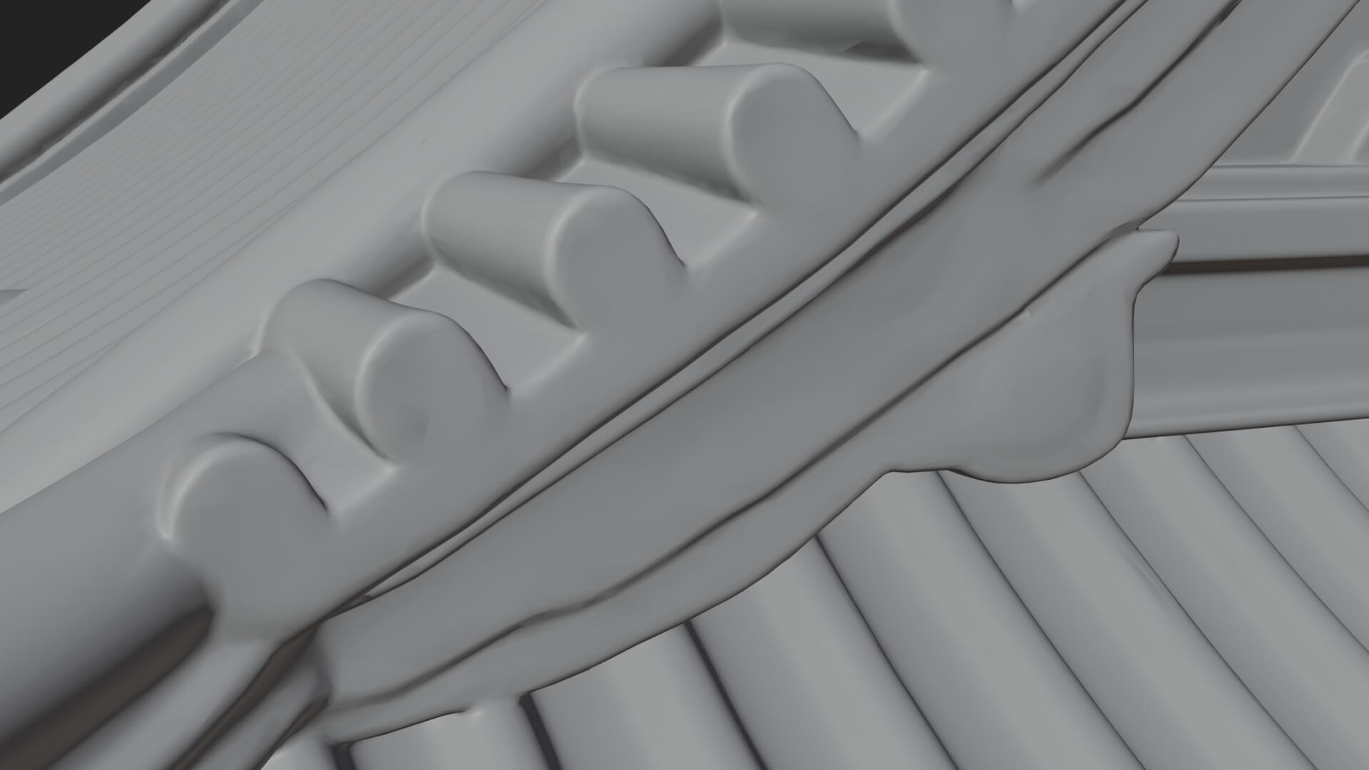 Shinto Shrine Temple Design 6 3D Print Model 3D Model