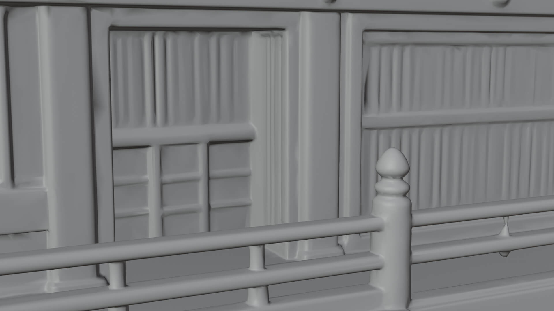 Shinto Shrine Temple Design 7 3d Print Model 3D Model