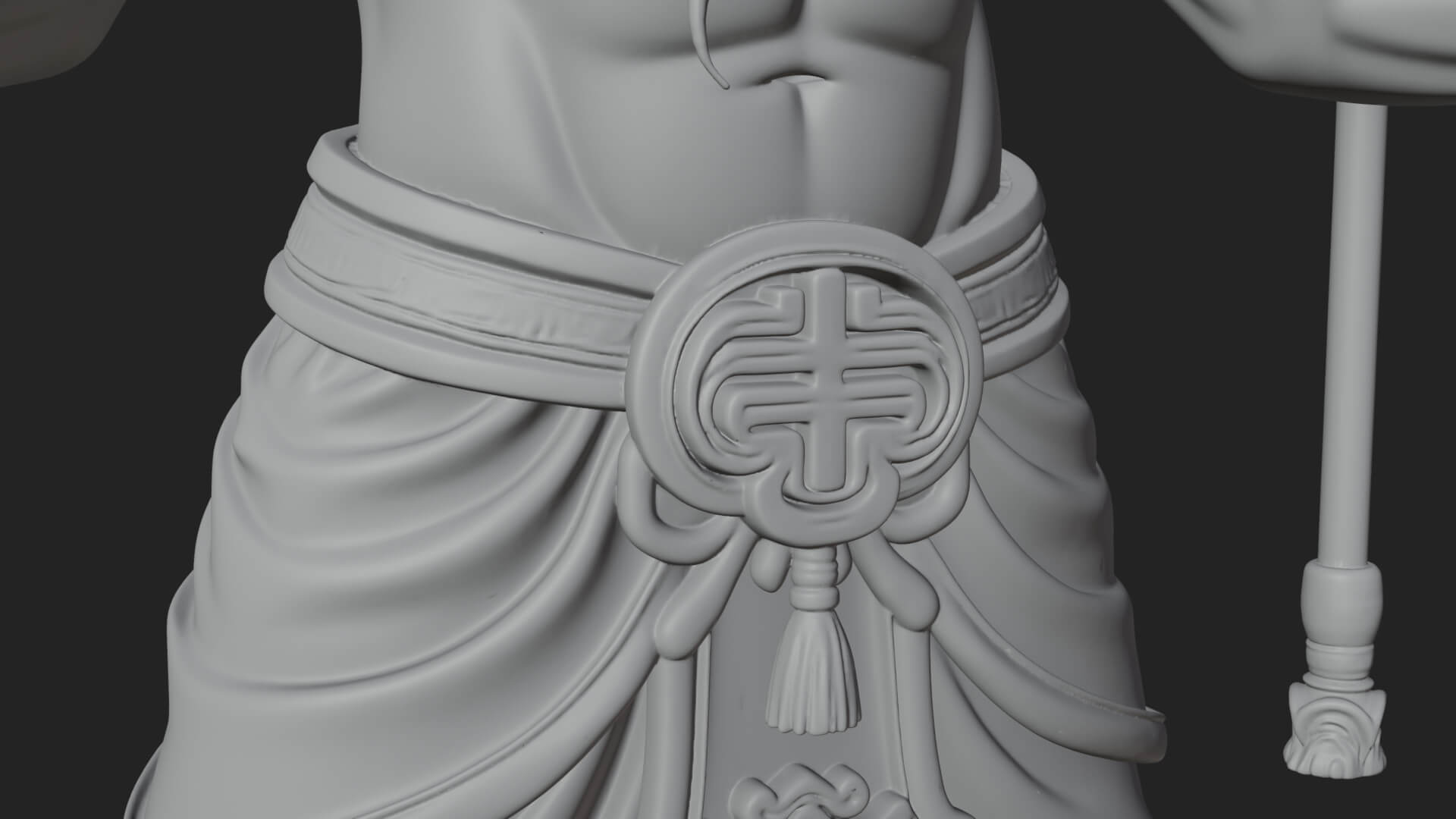 Shiva with Trident Statue Design 11 3D Print Model 3D Model