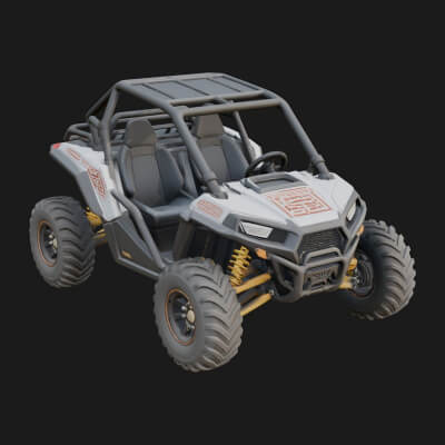 Side by Side UTV Model Design 13 3D Print Model