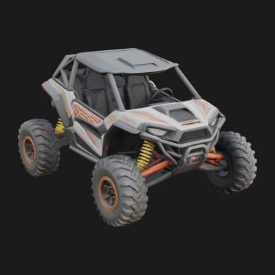 Side by Side UTV Model Design 14 3D Print Model