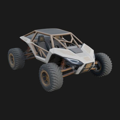 Side by Side UTV Model Design 4 3D Print Model