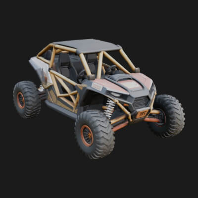 Side by Side UTV Model Design 5 3D Print Model