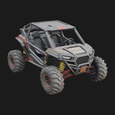 Side by Side UTV Model Design 7 3D Print Model