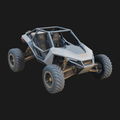 Side by Side UTV Model Design 9 3D Print Model