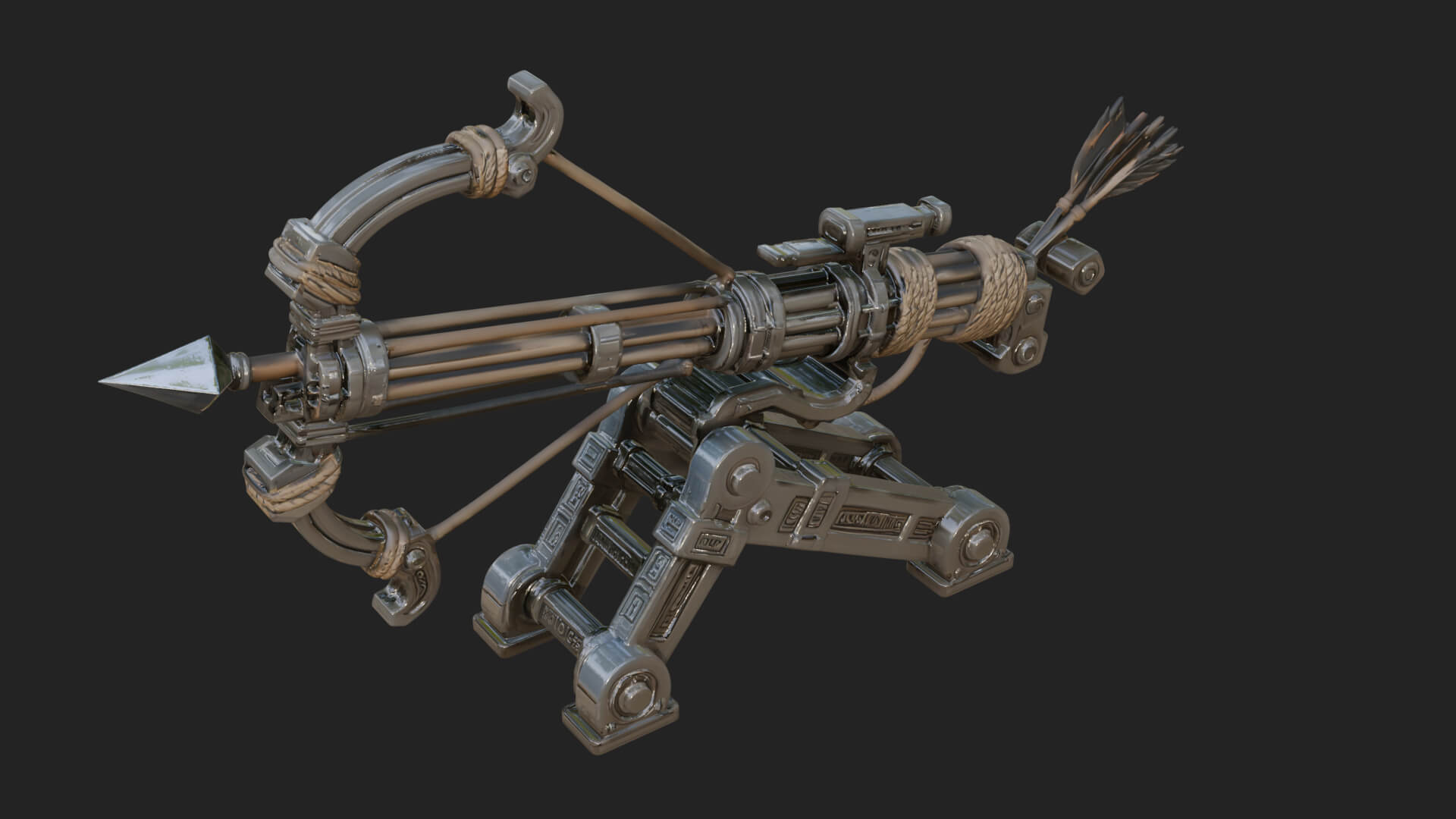 Siege Ballista Model Design 1 3D Print Model 3D Model
