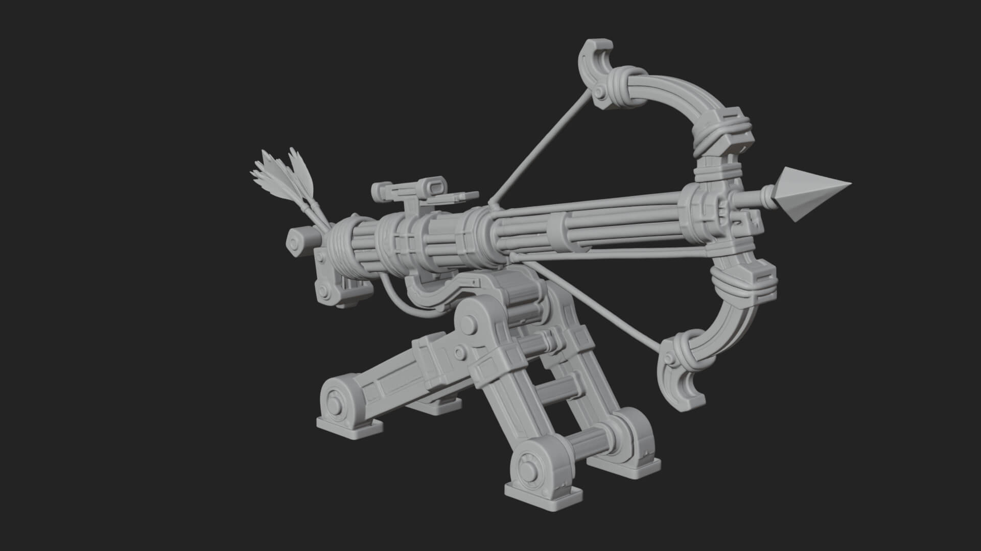 Siege Ballista Model Design 1 3D Print Model 3D Model