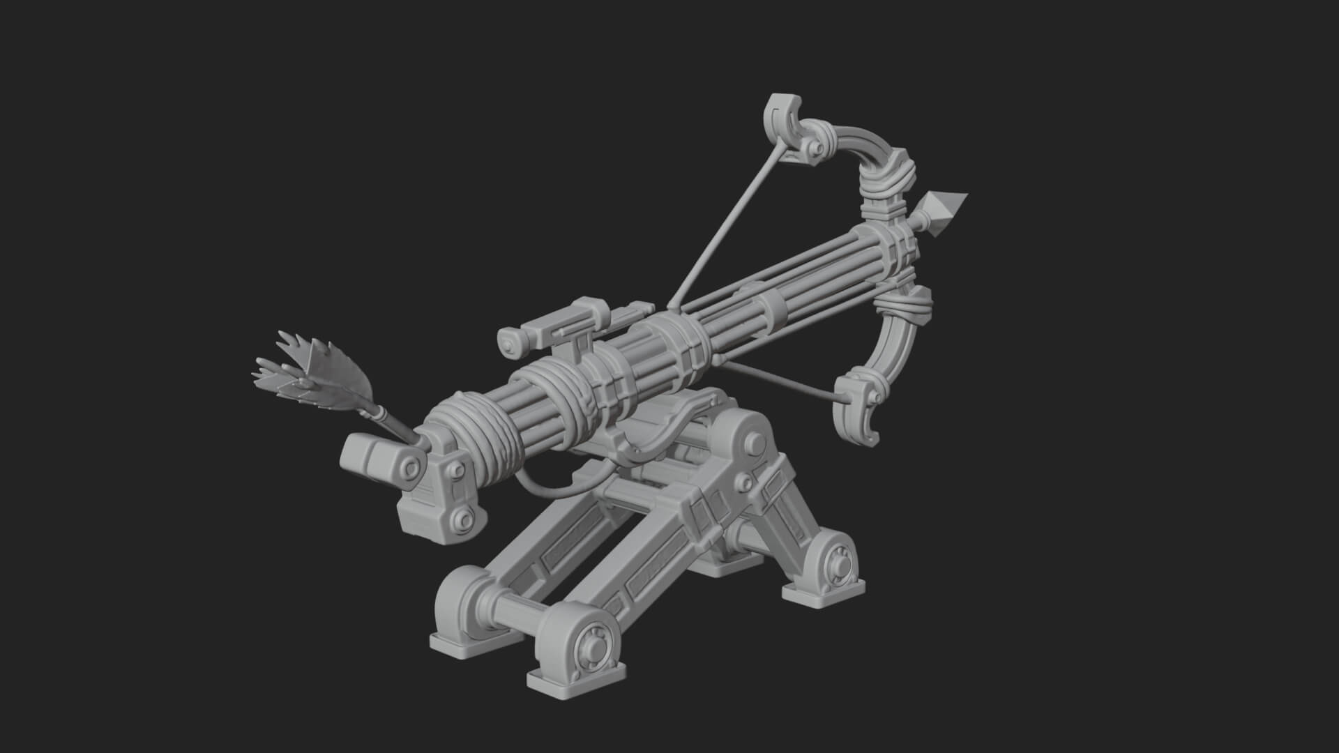 Siege Ballista Model Design 1 3D Print Model 3D Model