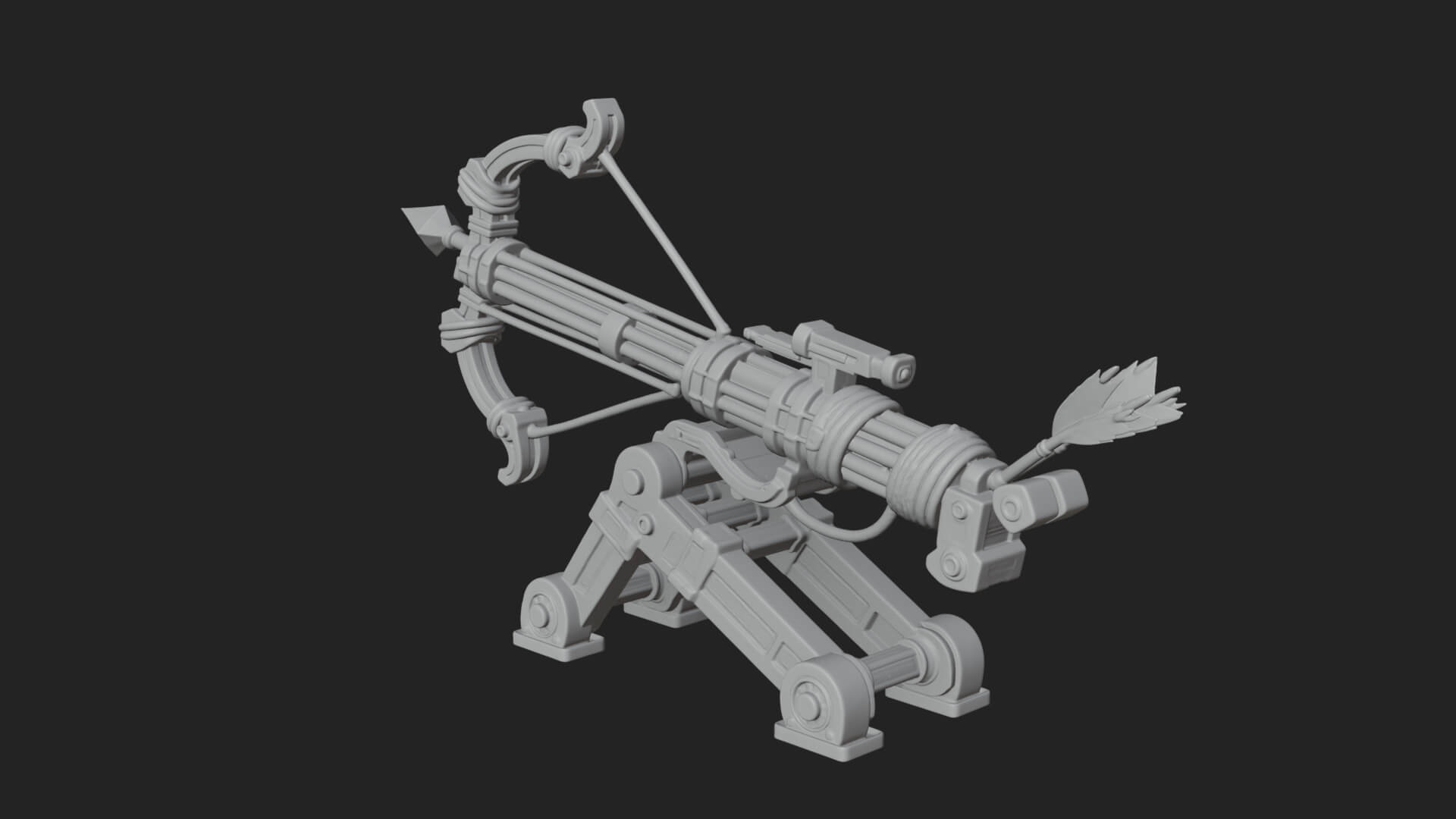 Siege Ballista Model Design 1 3D Print Model 3D Model