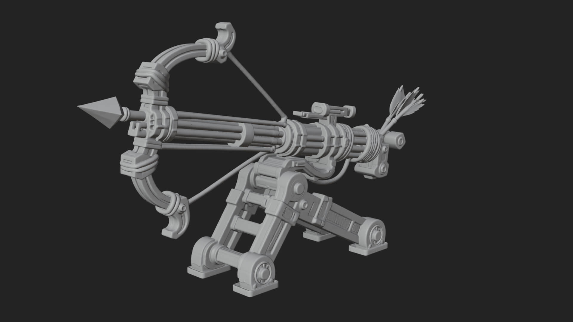 Siege Ballista Model Design 1 3D Print Model 3D Model
