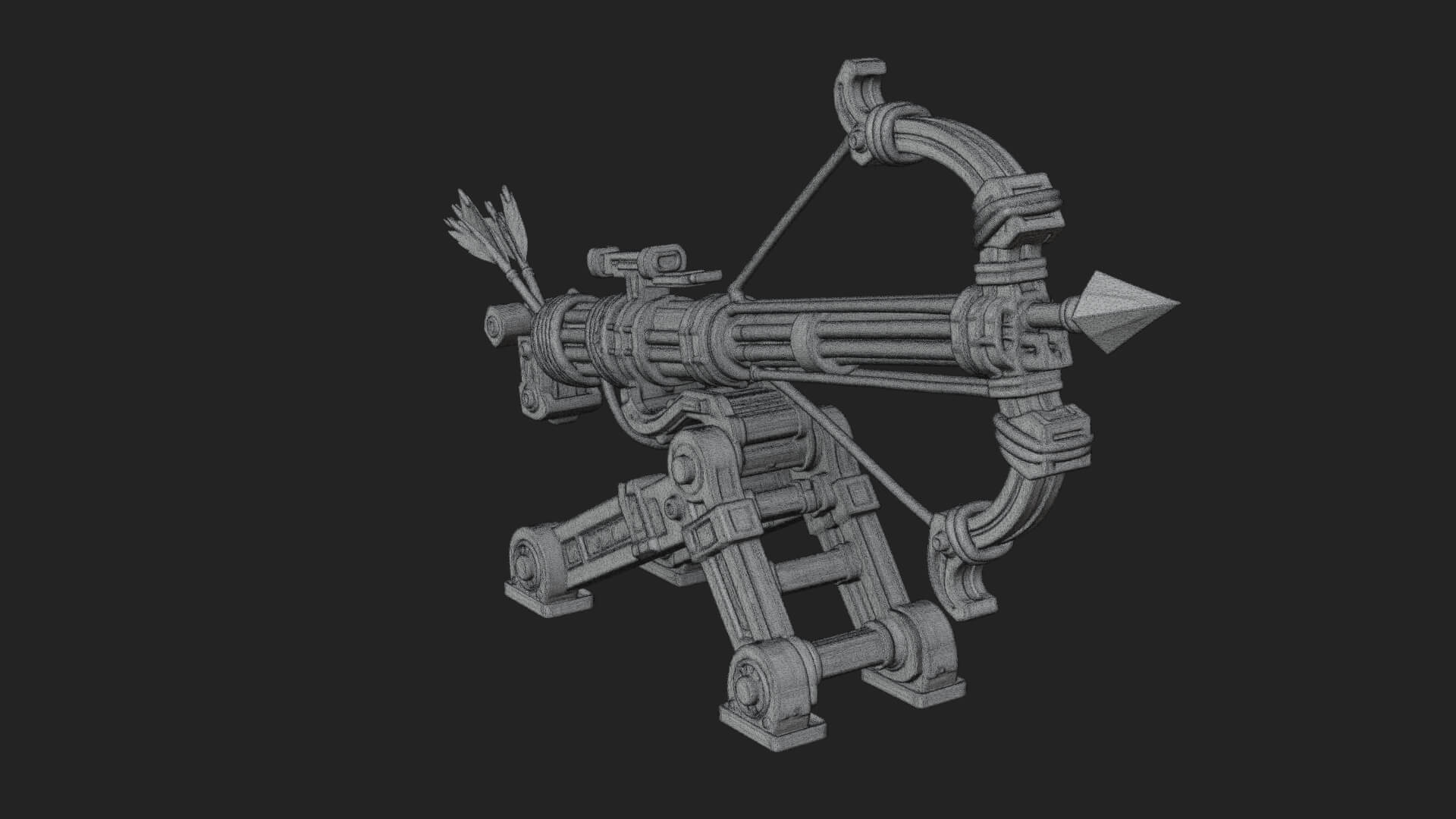 Siege Ballista Model Design 1 3D Print Model 3D Model