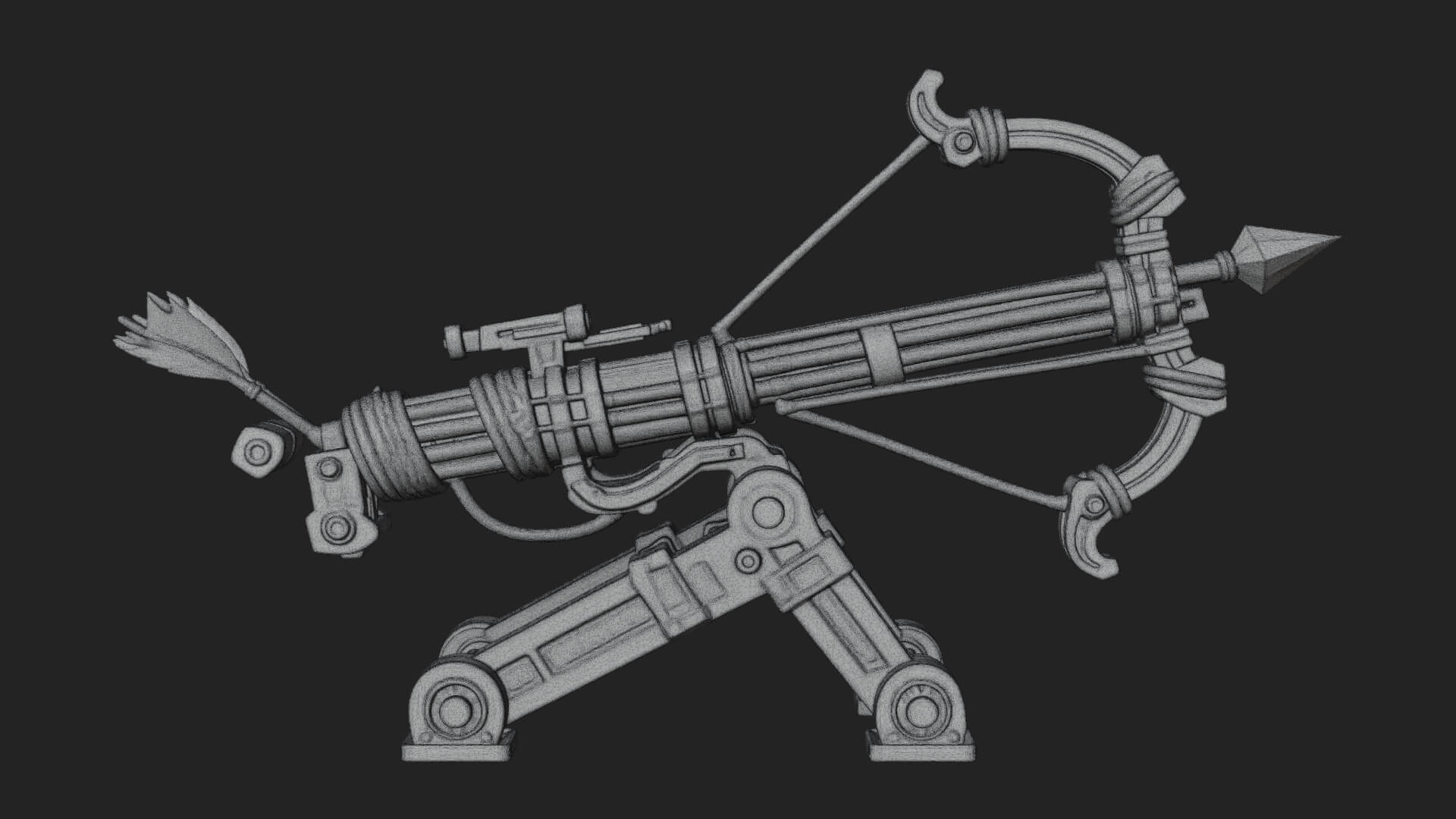 Siege Ballista Model Design 1 3D Print Model 3D Model