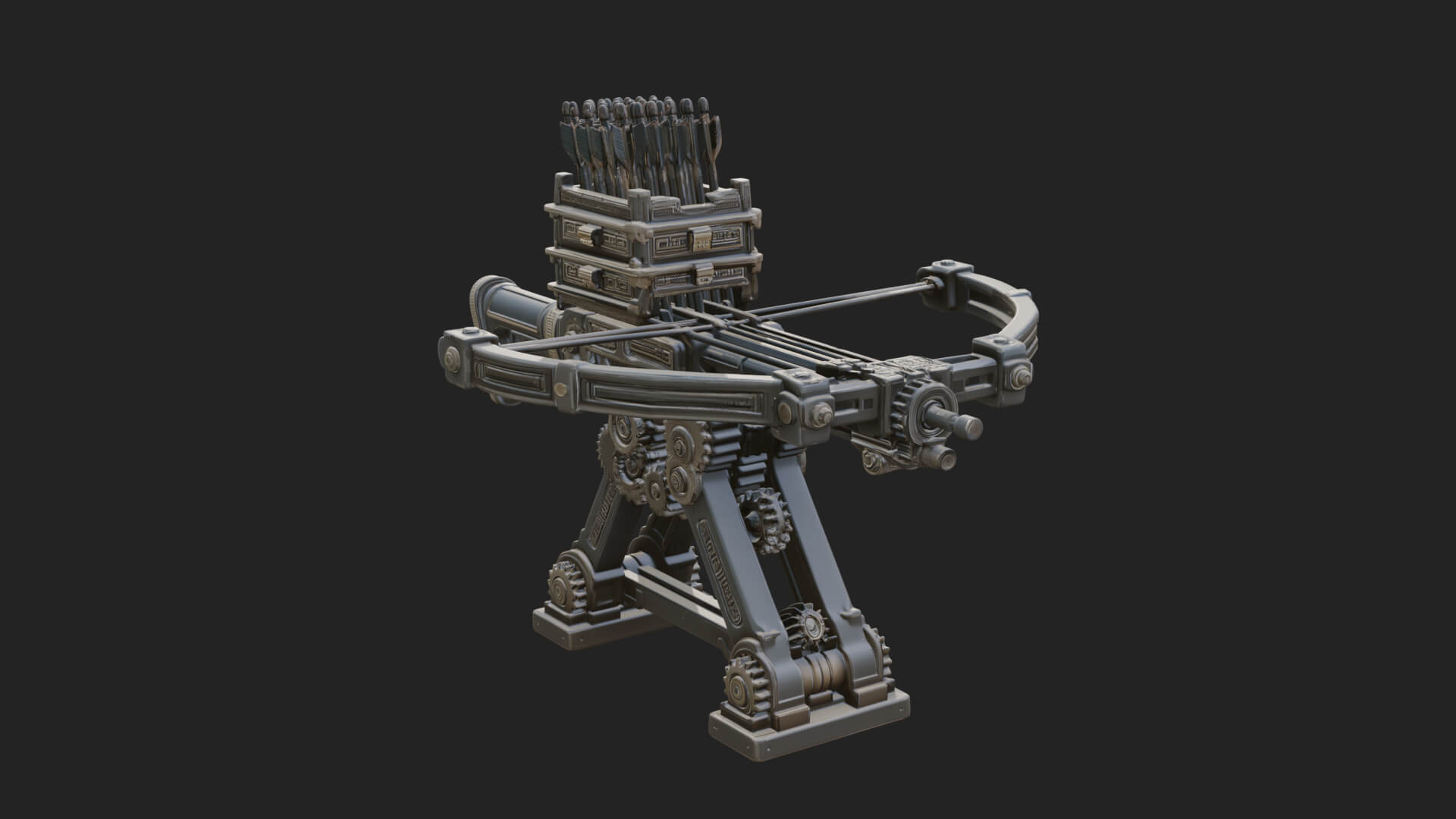 Siege Ballista Model Design 10 3D Print Model 3D Model