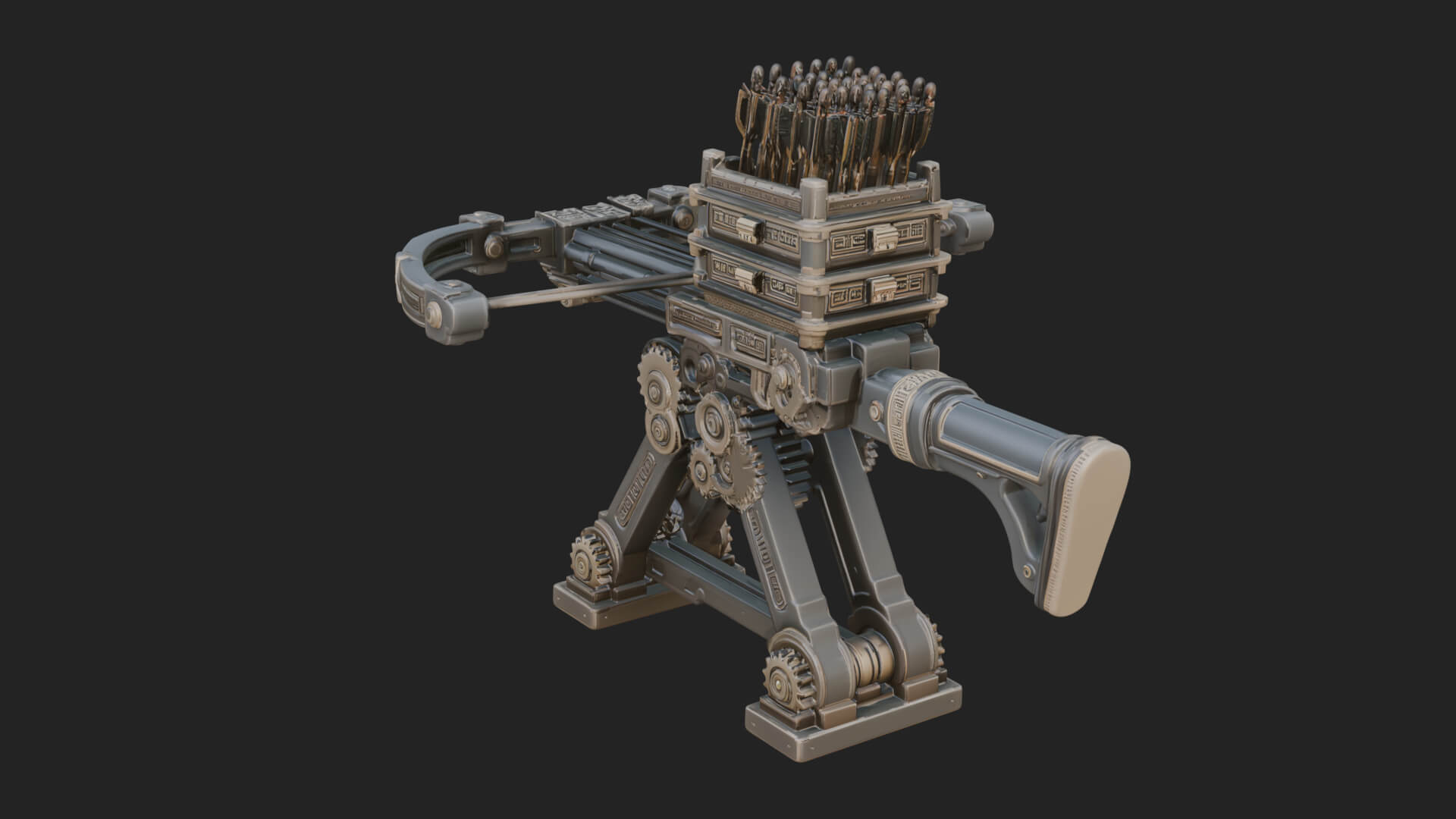 Siege Ballista Model Design 10 3D Print Model 3D Model