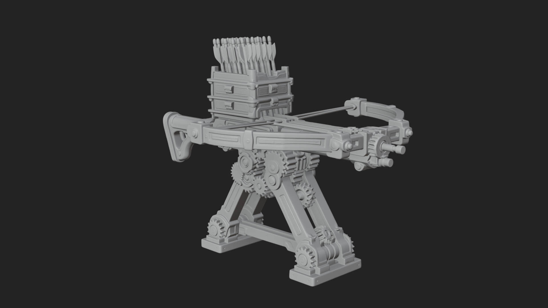 Siege Ballista Model Design 10 3D Print Model 3D Model