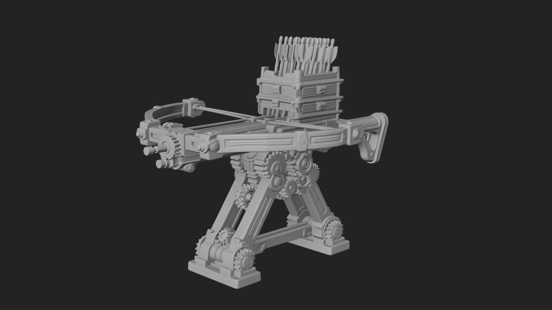 Siege Ballista Model Design 10 3D Print Model 3D Model