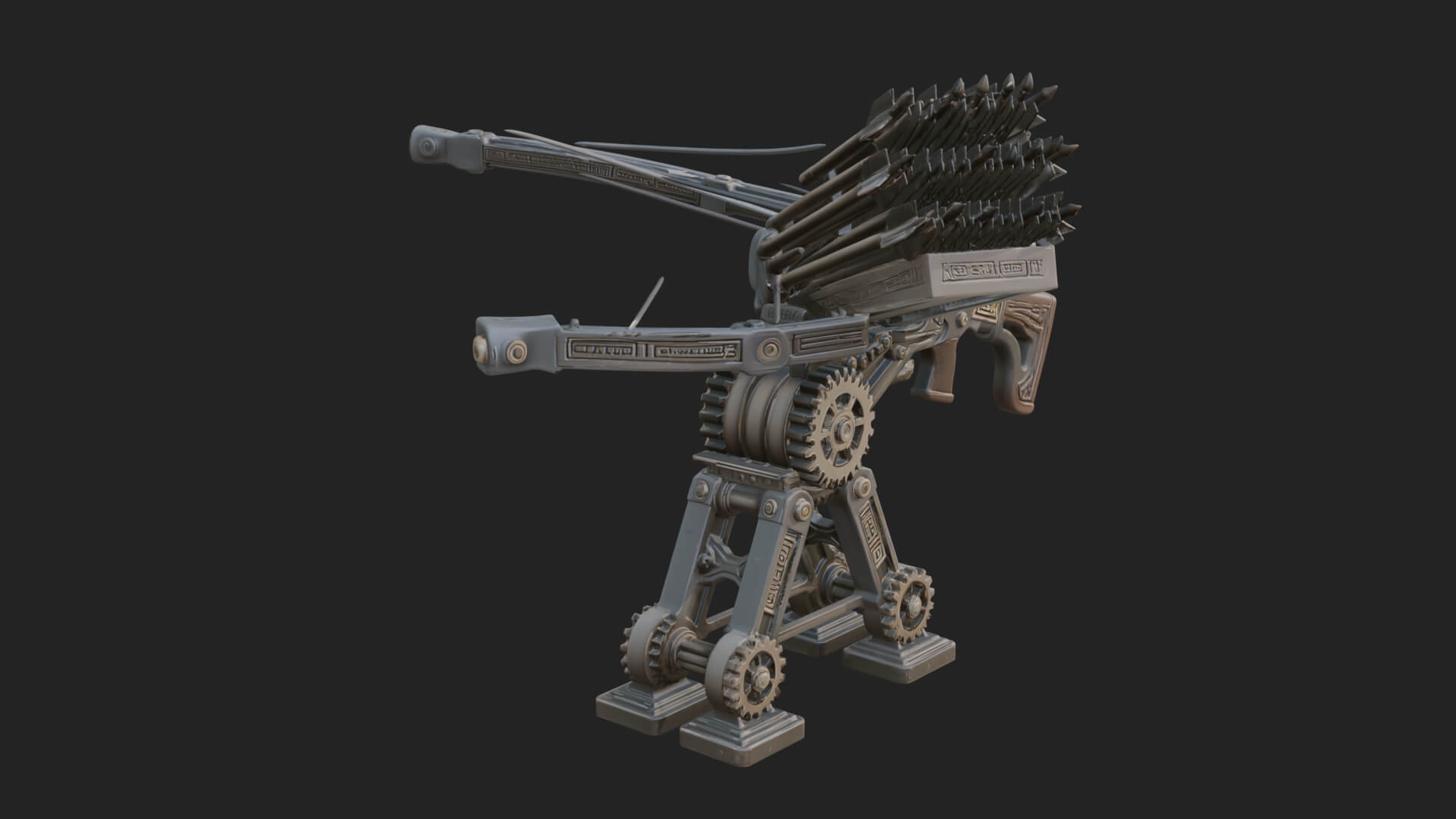 Siege Ballista Model Design 11 3D Print Model 3D Model