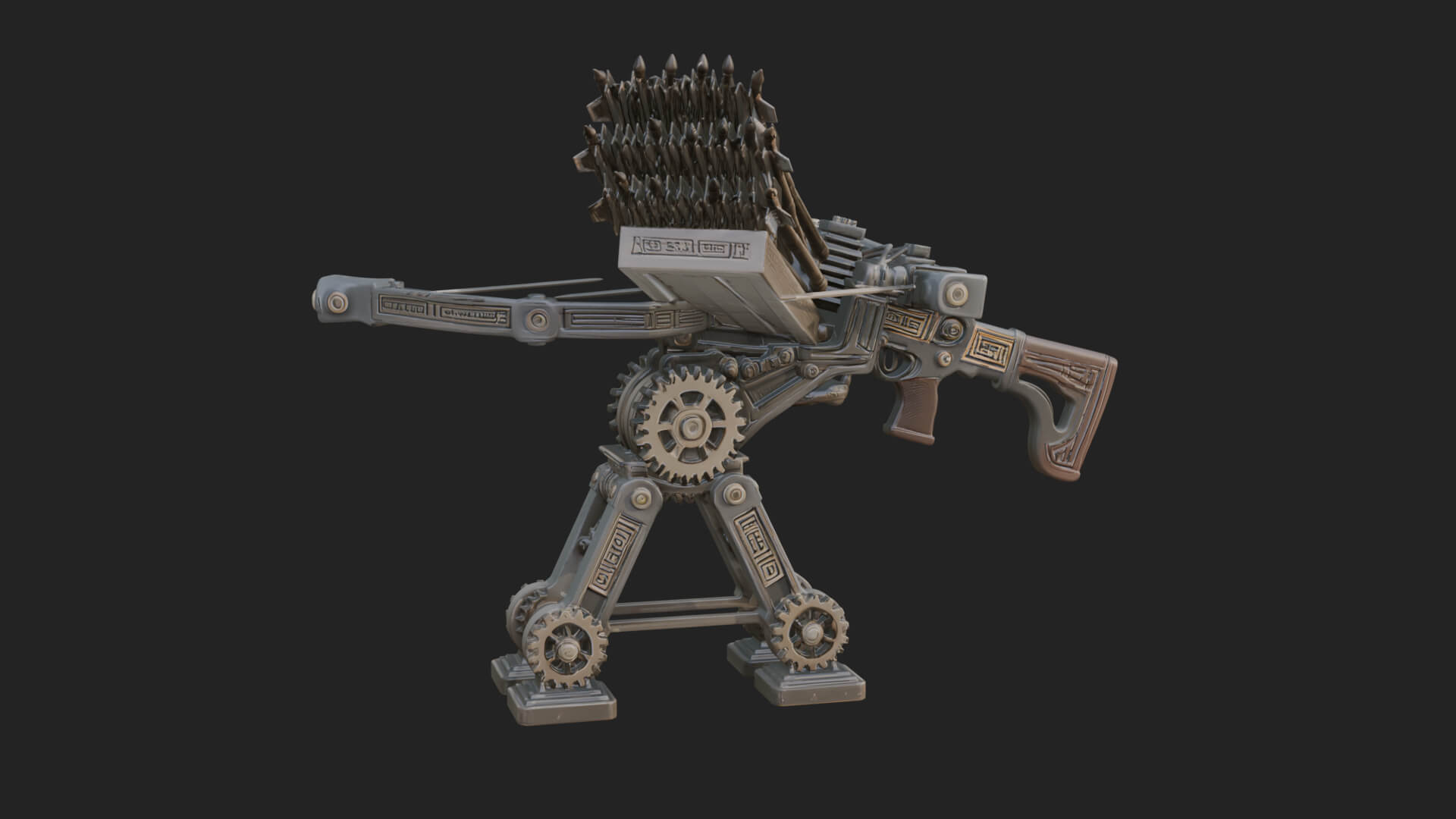 Siege Ballista Model Design 11 3D Print Model 3D Model