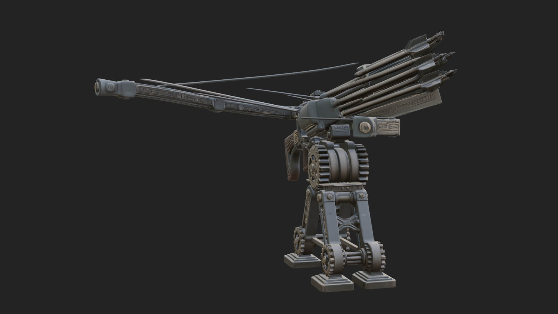 Siege Ballista Model Design 11 3D Print Model 3D Model
