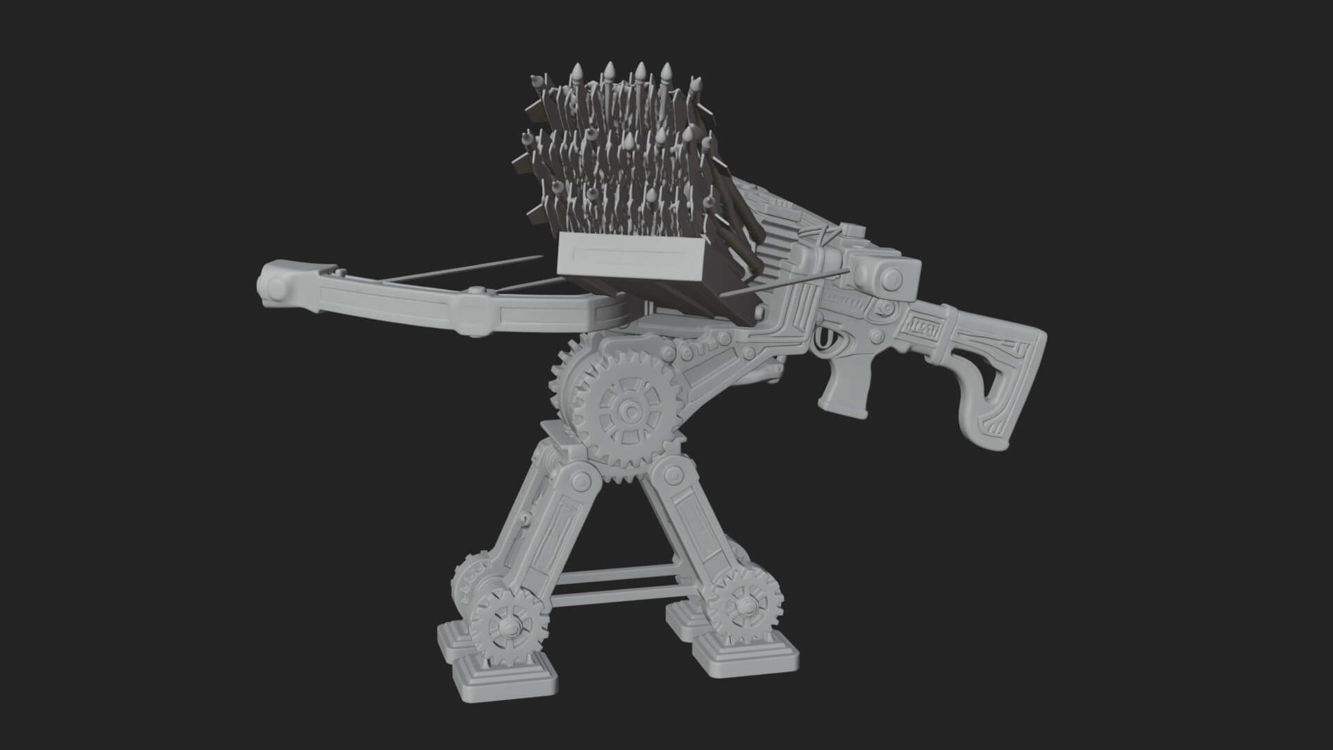 Siege Ballista Model Design 11 3D Print Model 3D Model