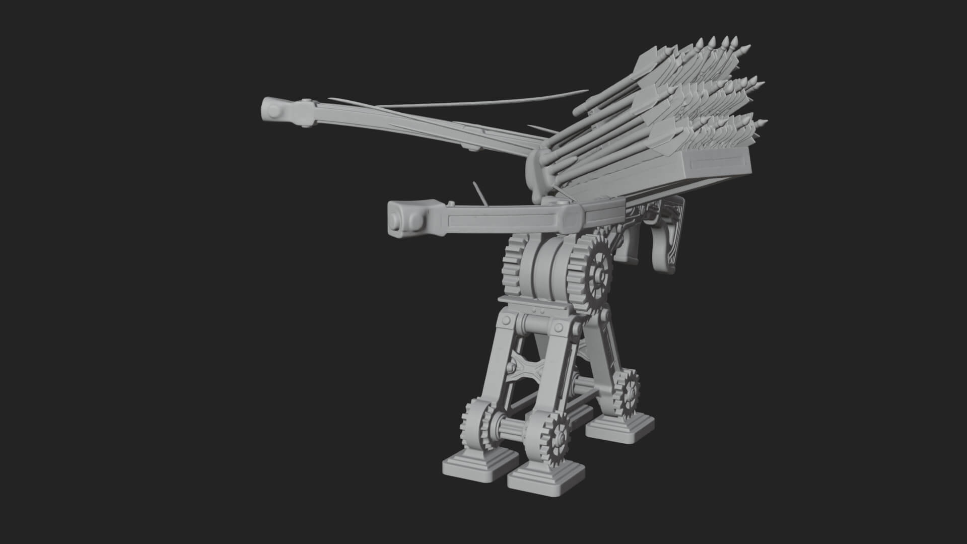 Siege Ballista Model Design 11 3D Print Model 3D Model