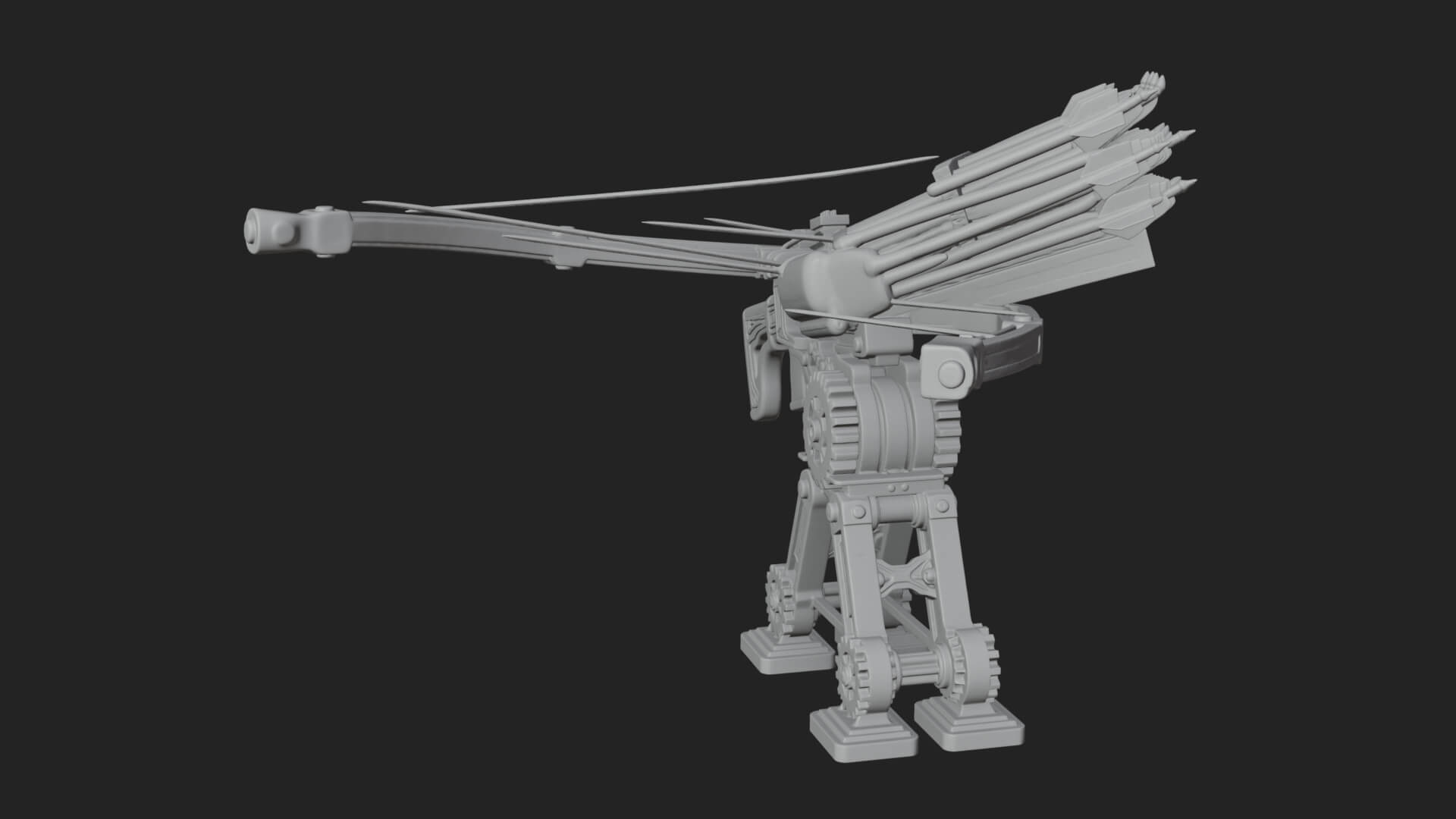 Siege Ballista Model Design 11 3D Print Model 3D Model