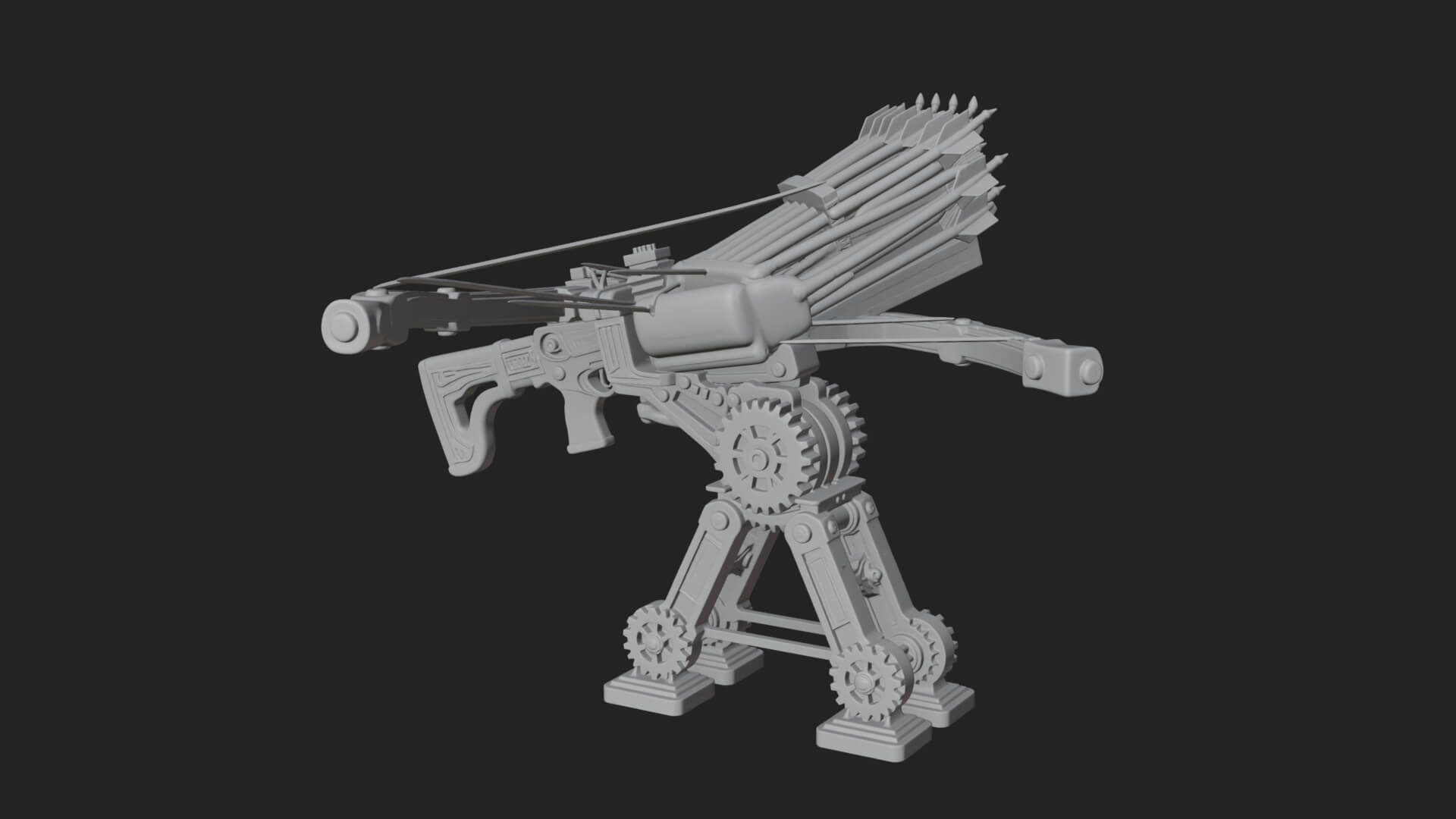 Siege Ballista Model Design 11 3D Print Model 3D Model