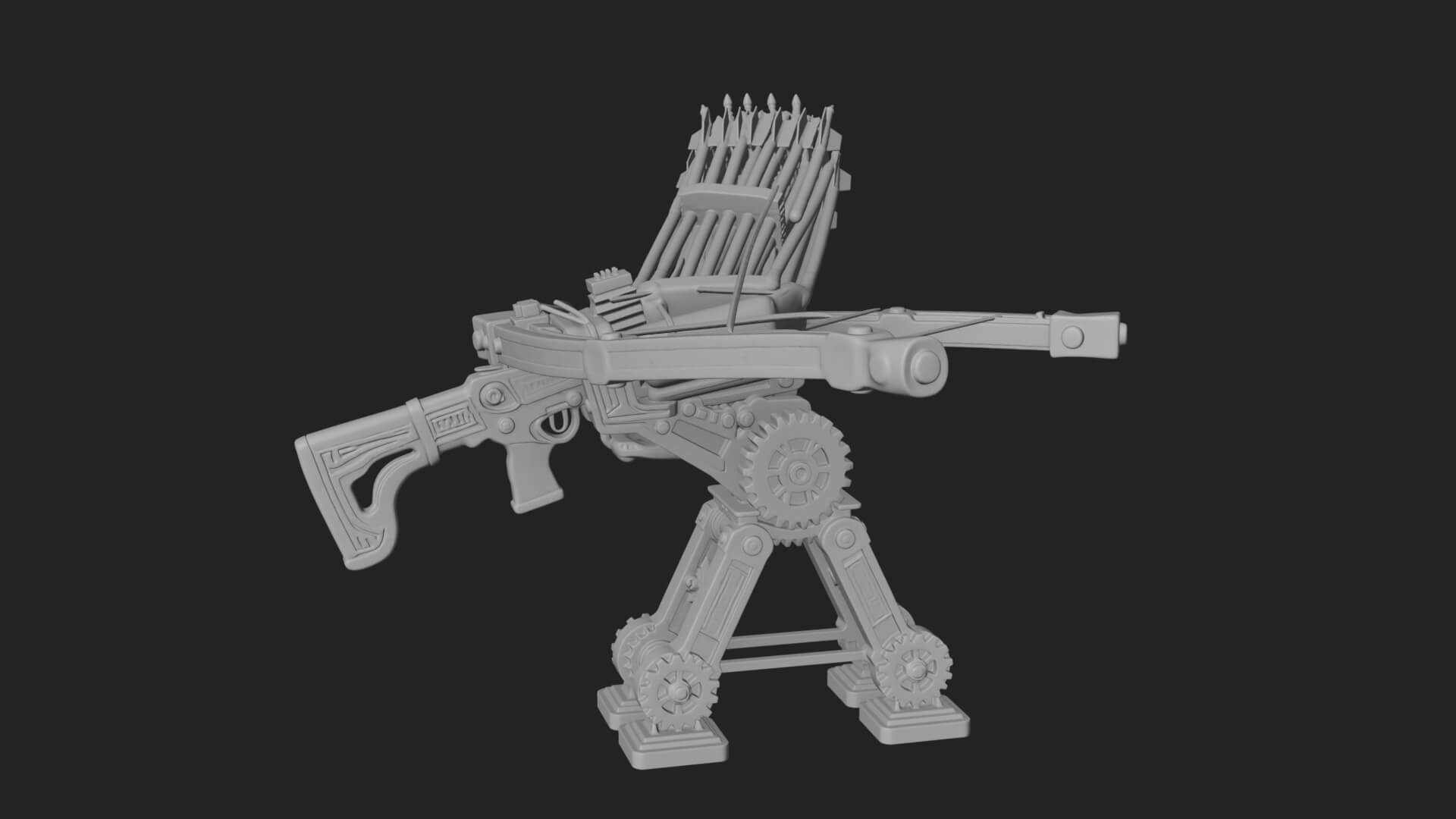 Siege Ballista Model Design 11 3D Print Model 3D Model
