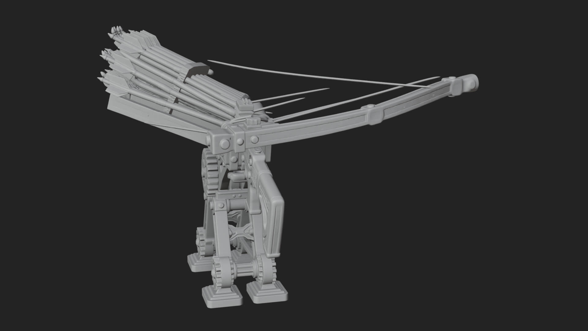 Siege Ballista Model Design 11 3D Print Model 3D Model