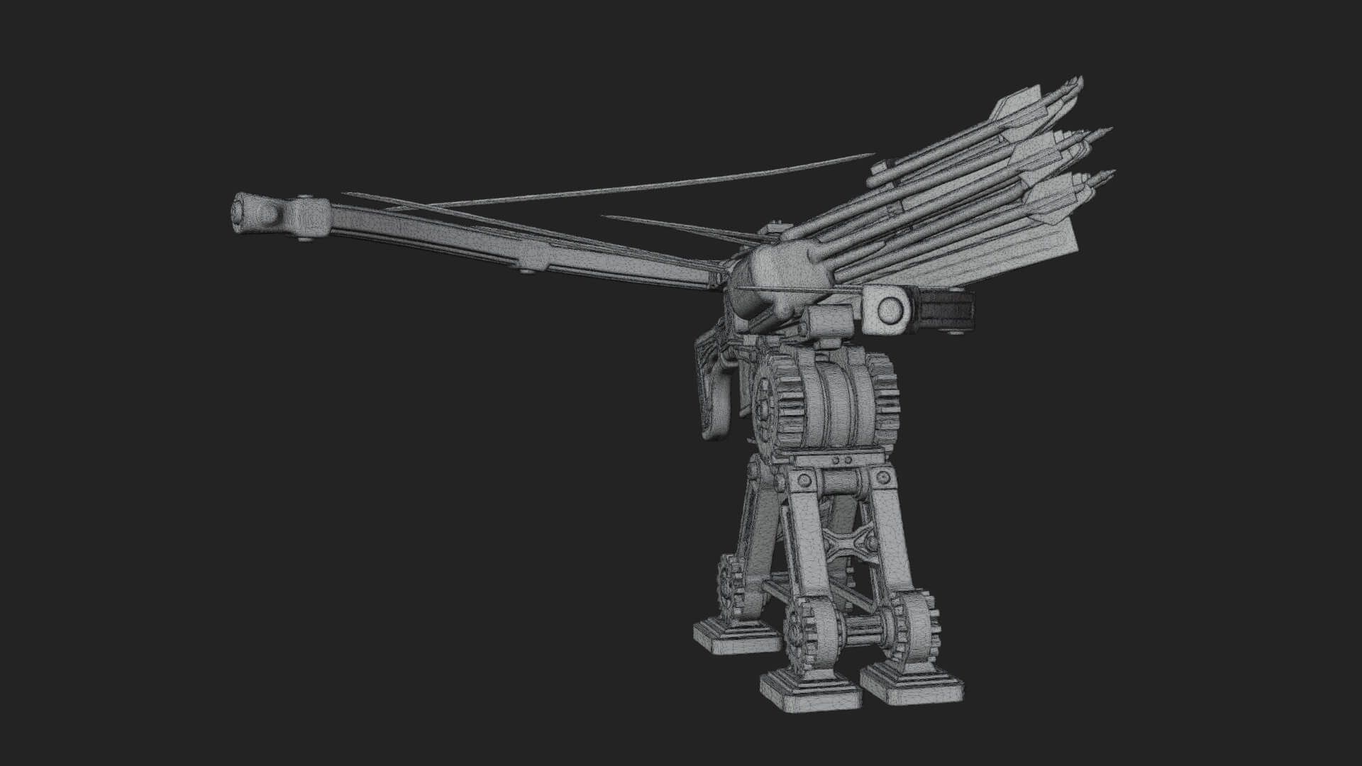 Siege Ballista Model Design 11 3D Print Model 3D Model