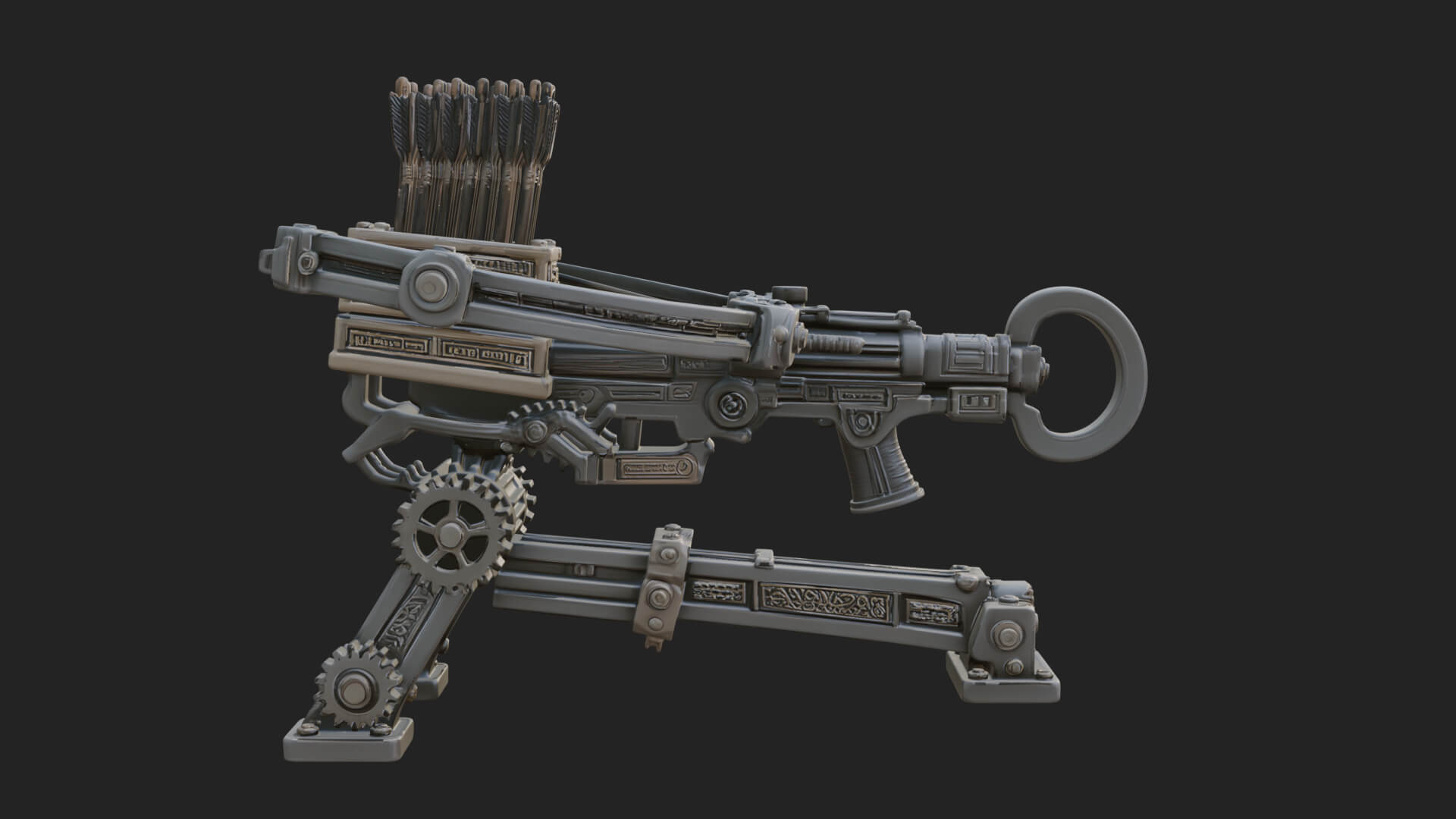 Siege Ballista Model Design 12 3D Print Model 3D Model