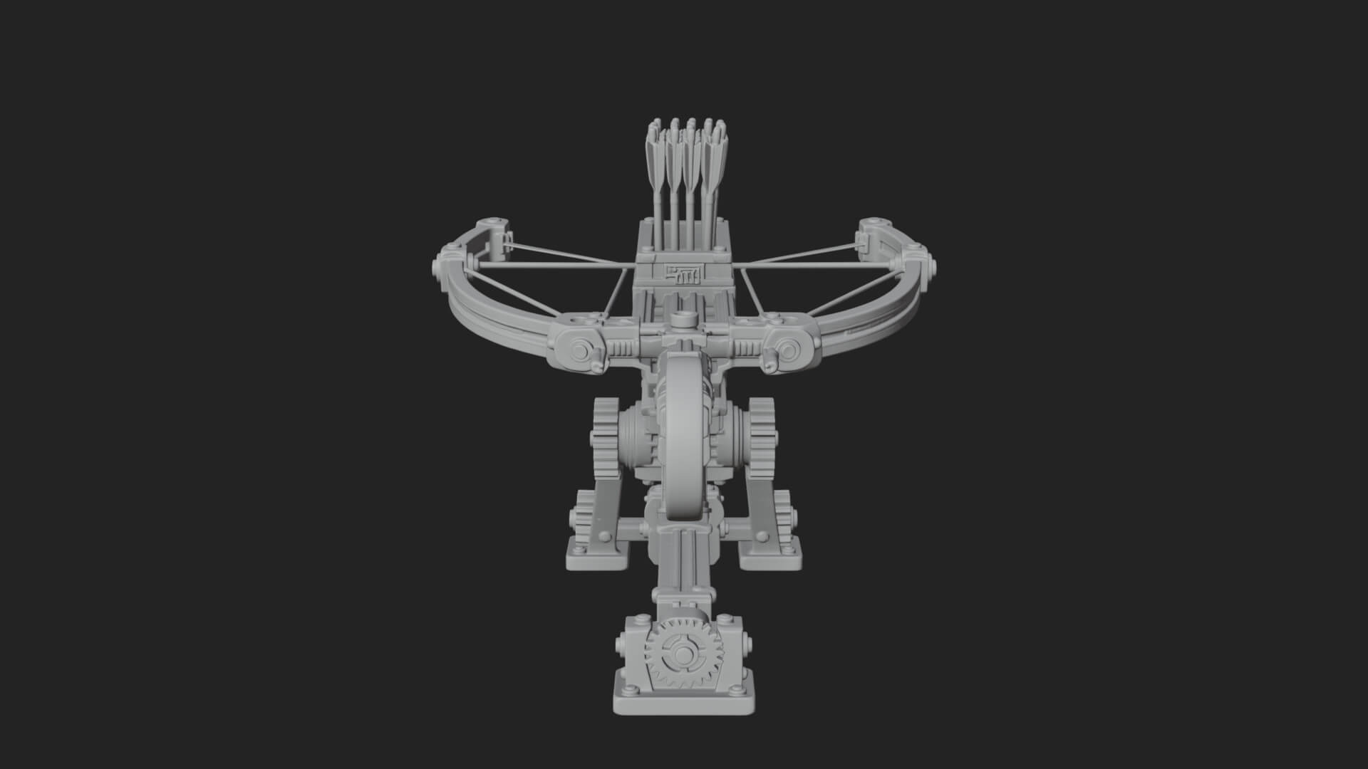 Siege Ballista Model Design 12 3D Print Model 3D Model