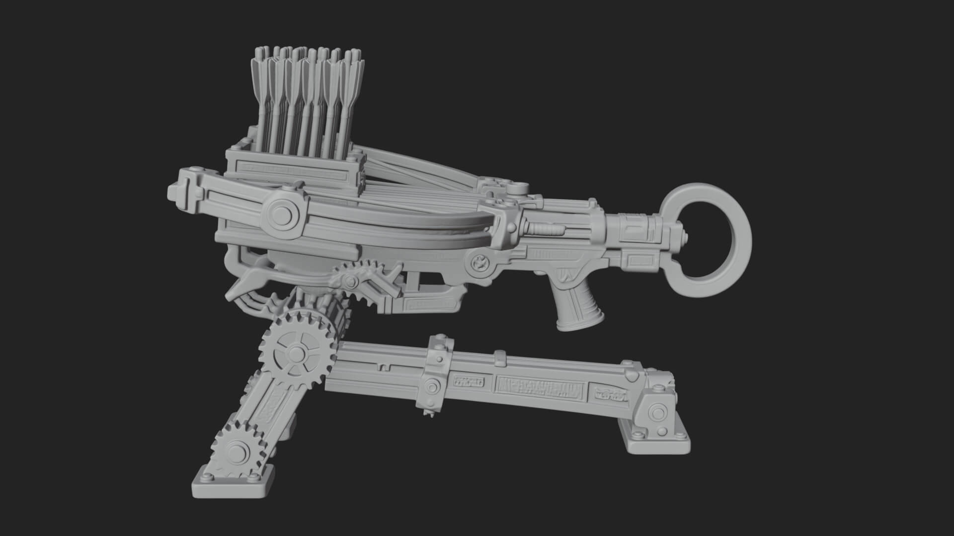 Siege Ballista Model Design 12 3D Print Model 3D Model