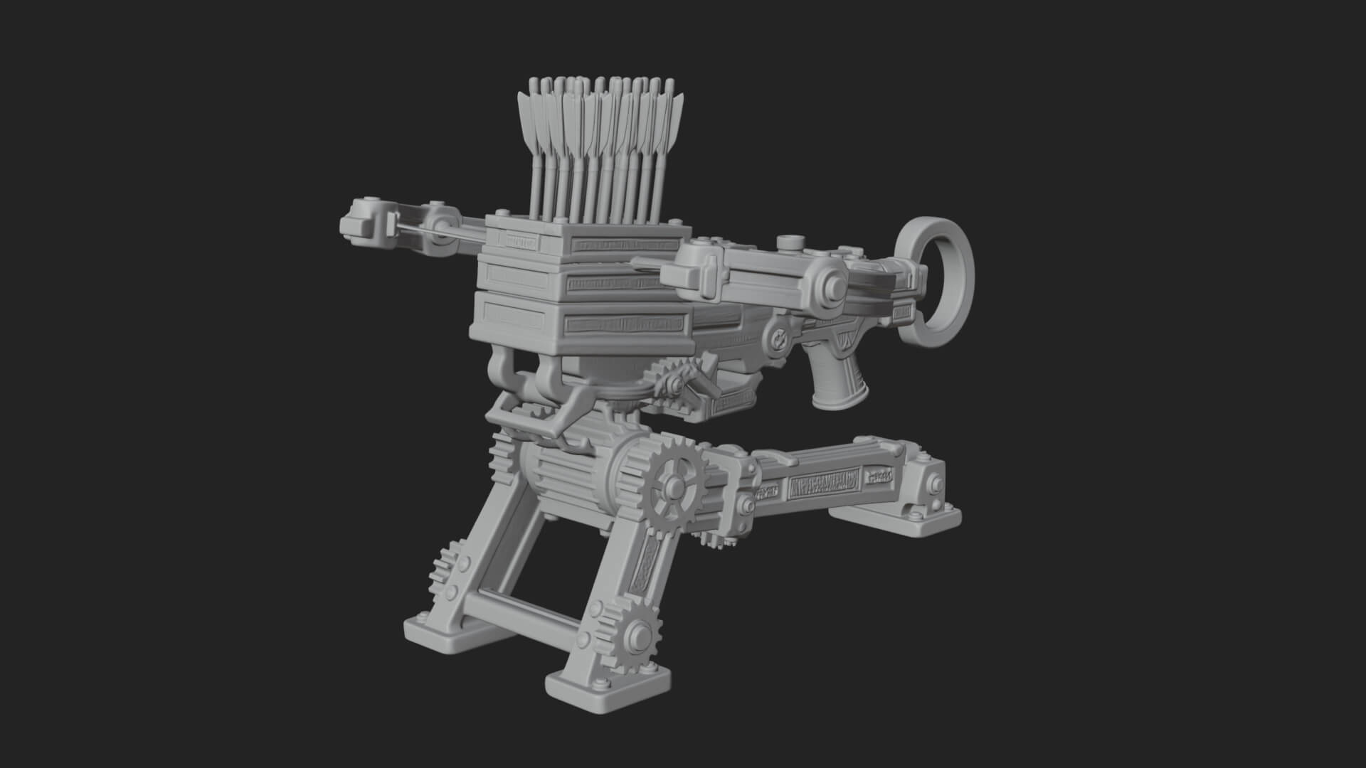 Siege Ballista Model Design 12 3D Print Model 3D Model