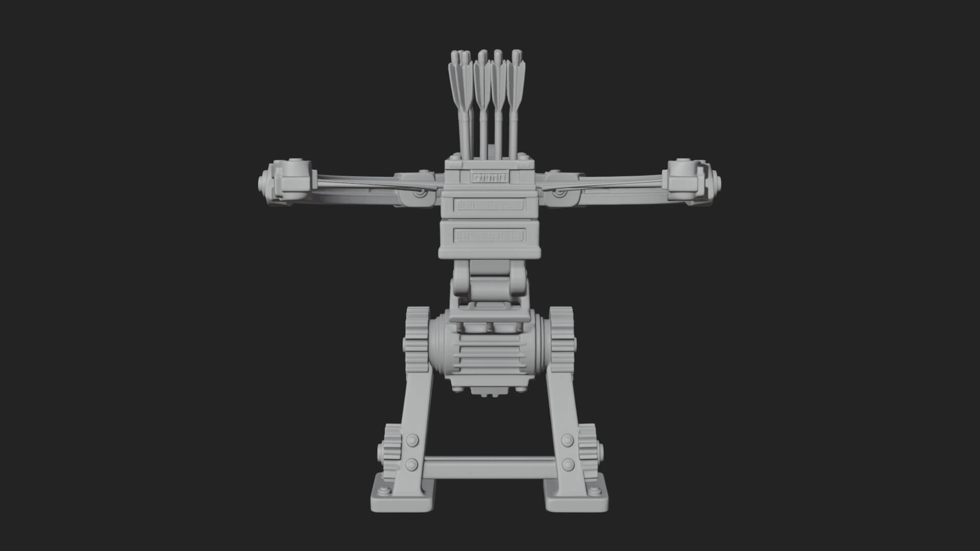 Siege Ballista Model Design 12 3D Print Model 3D Model