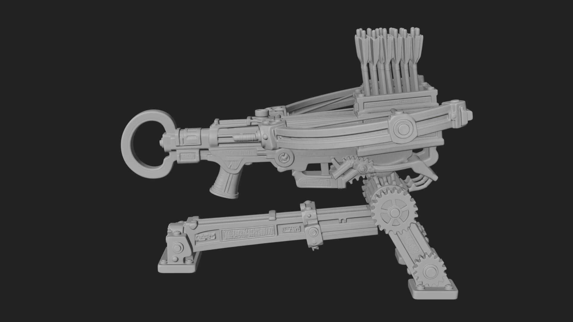 Siege Ballista Model Design 12 3D Print Model 3D Model