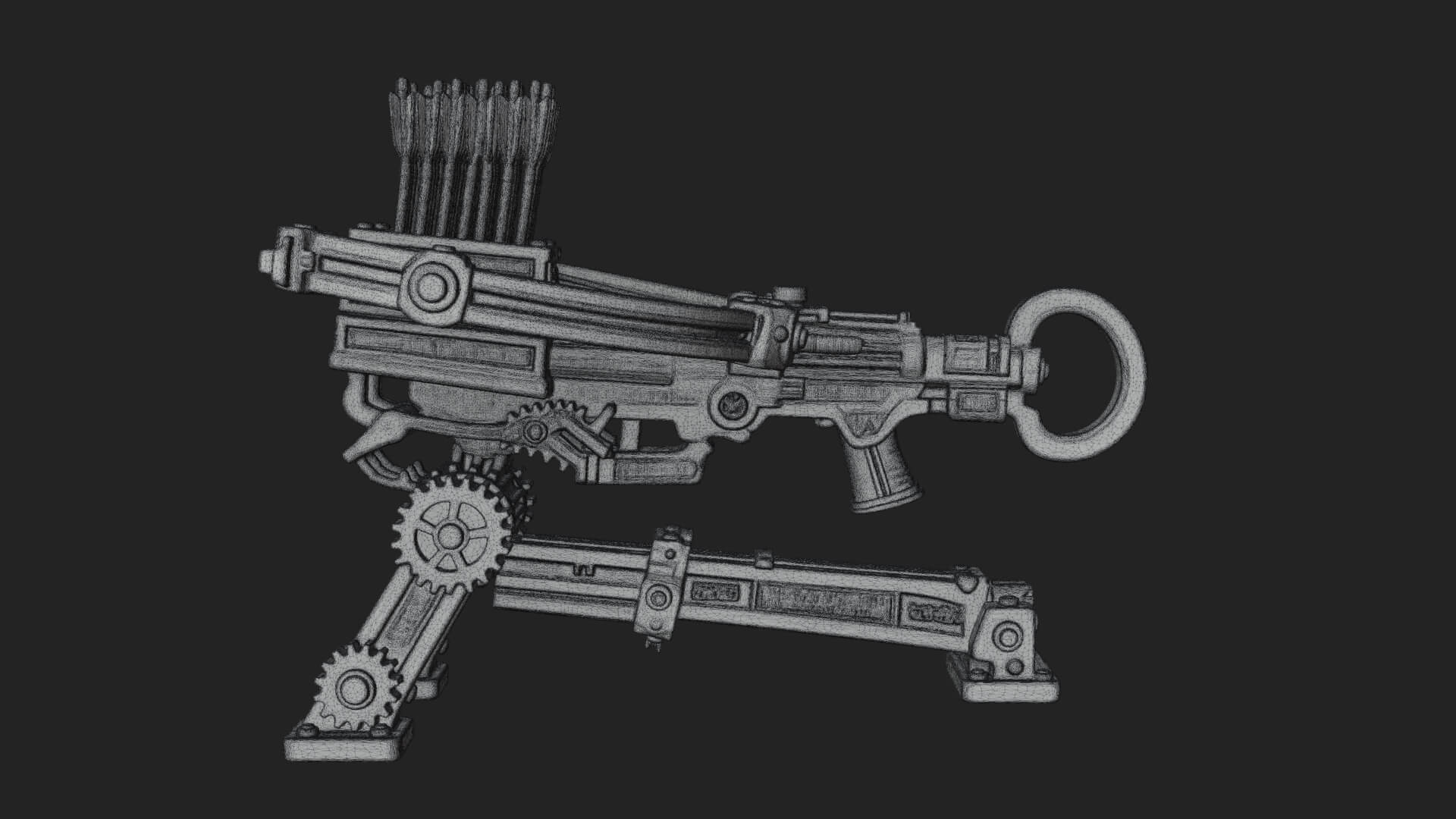 Siege Ballista Model Design 12 3D Print Model 3D Model
