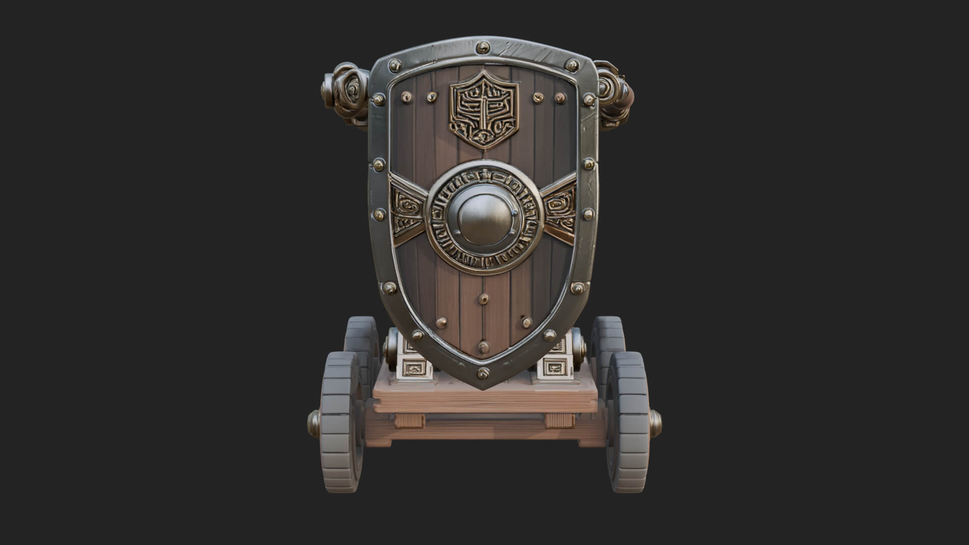 Siege Ballista Model Design 13 3D Print Model 3D Model