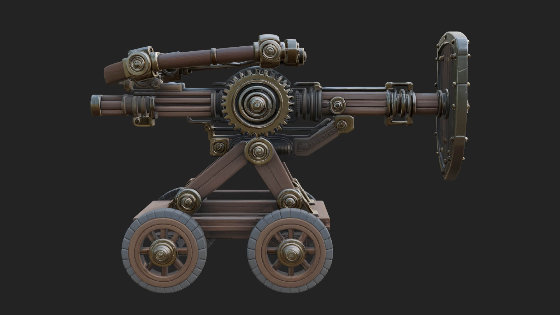 Siege Ballista Model Design 13 3D Print Model 3D Model