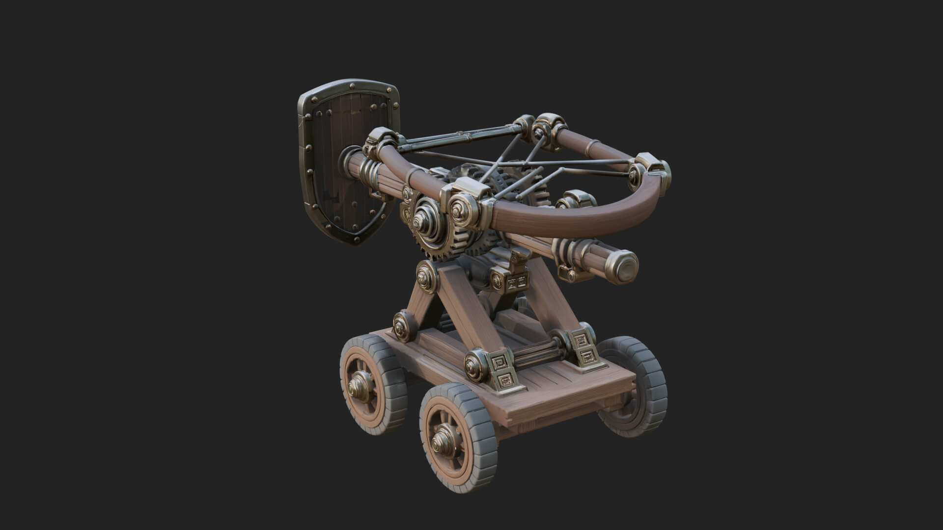 Siege Ballista Model Design 13 3D Print Model 3D Model