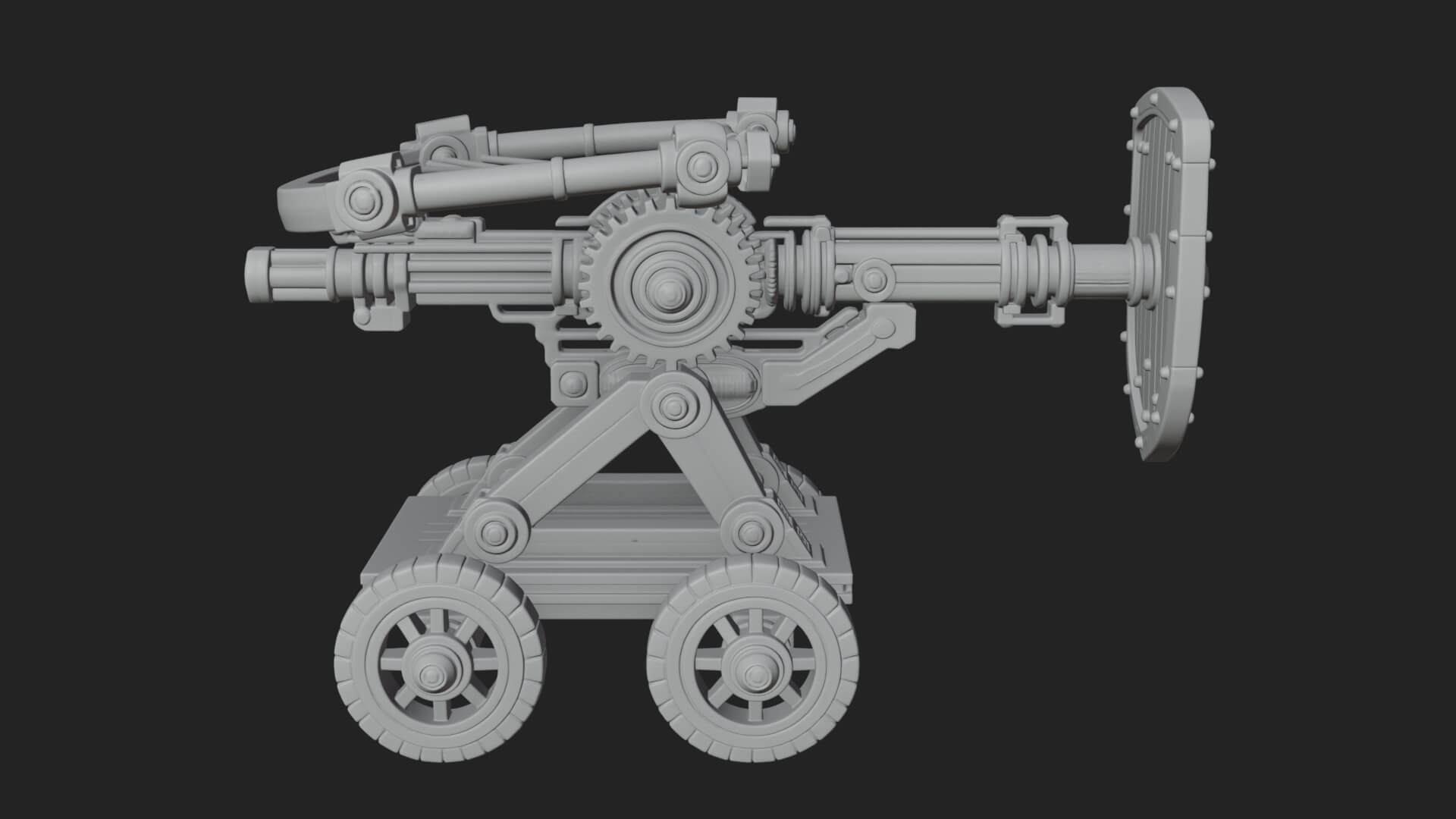 Siege Ballista Model Design 13 3D Print Model 3D Model
