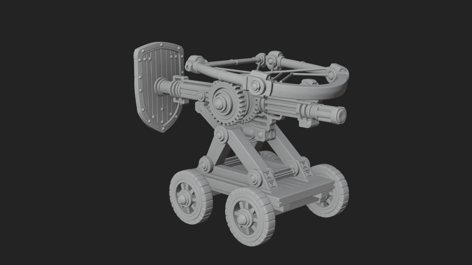 Siege Ballista Model Design 13 3D Print Model 3D Model