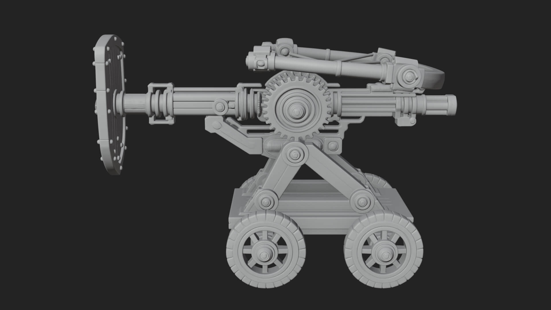 Siege Ballista Model Design 13 3D Print Model 3D Model