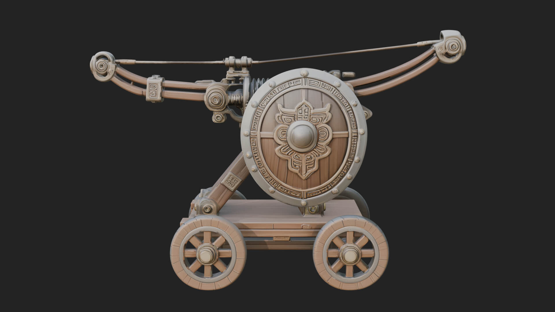 Siege Ballista Model Design 14 3D Print Model 3D Model
