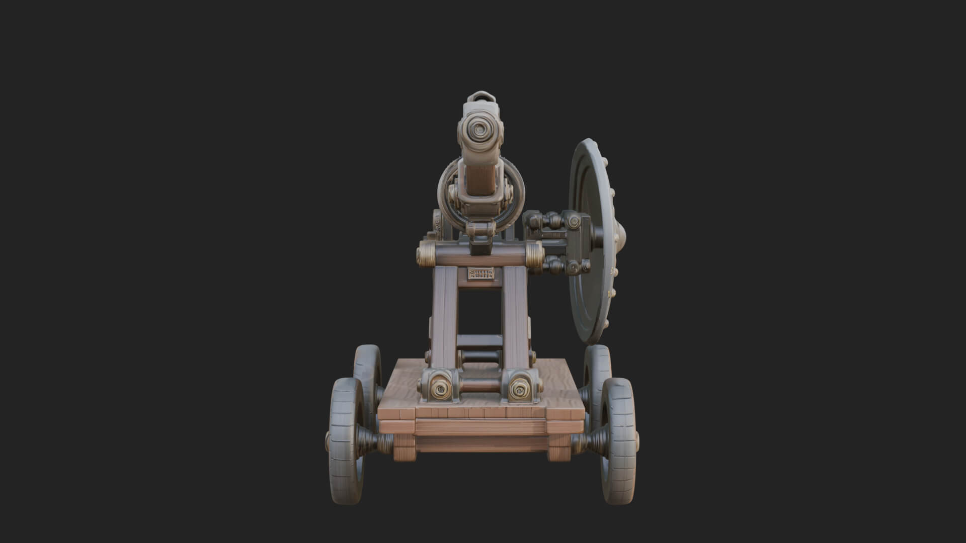 Siege Ballista Model Design 14 3D Print Model 3D Model