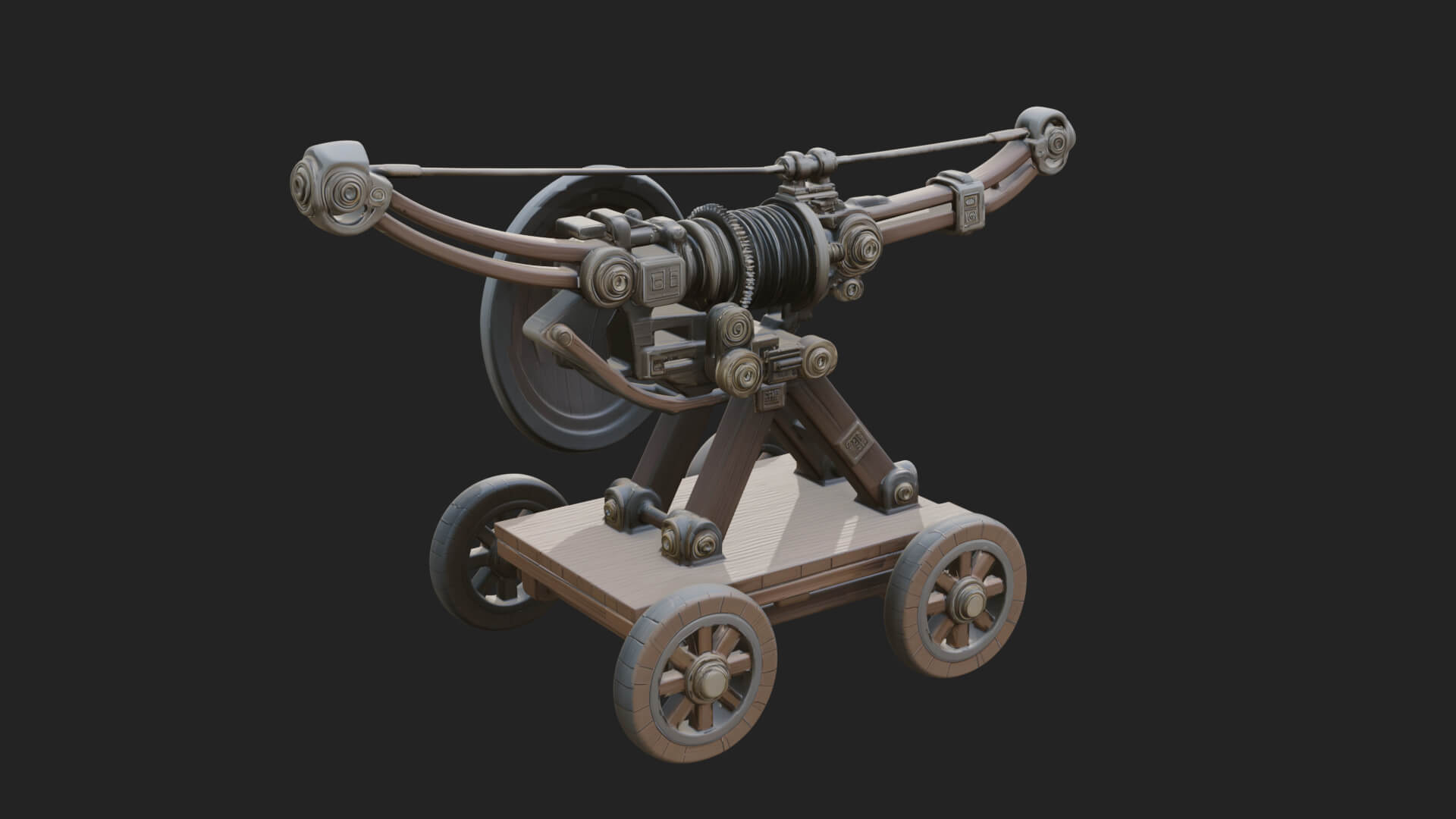 Siege Ballista Model Design 14 3D Print Model 3D Model