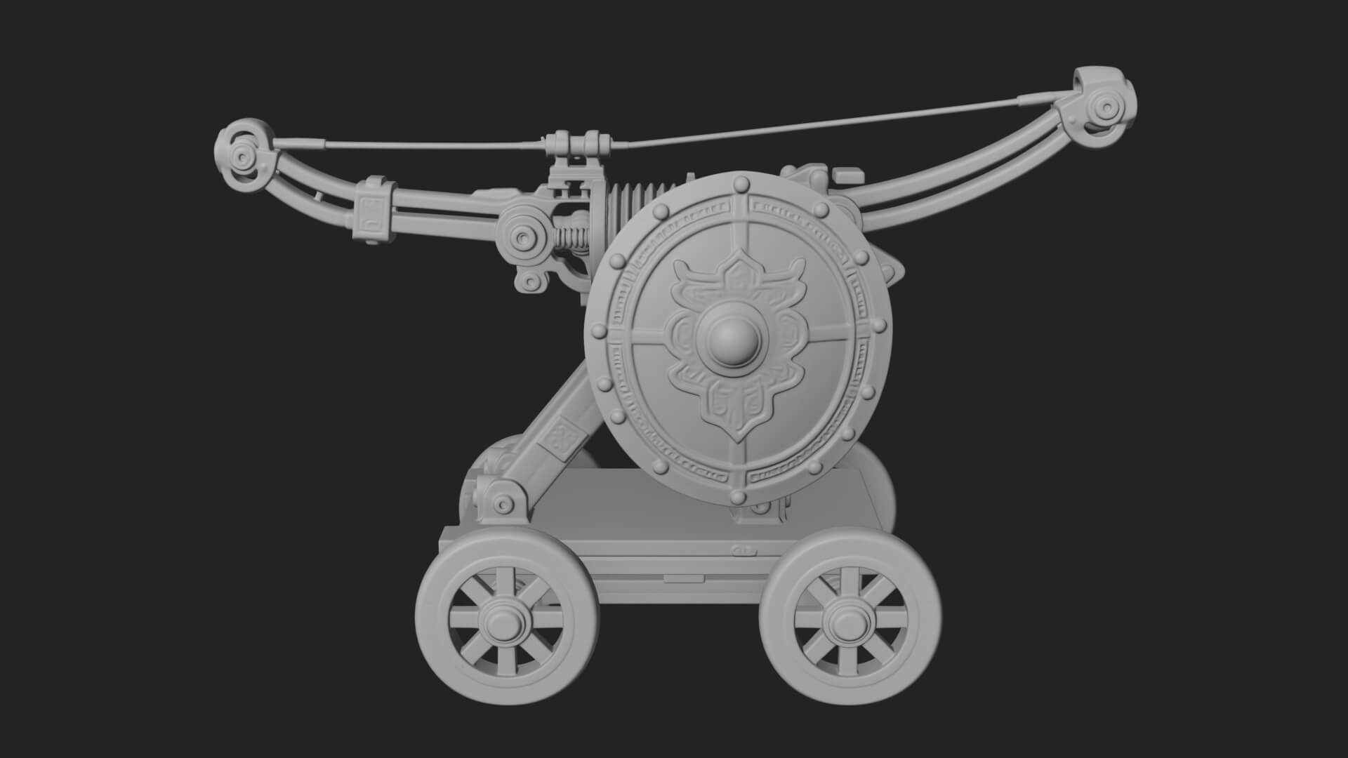 Siege Ballista Model Design 14 3D Print Model 3D Model